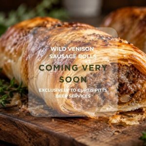 Wild Venison Sausage Roll